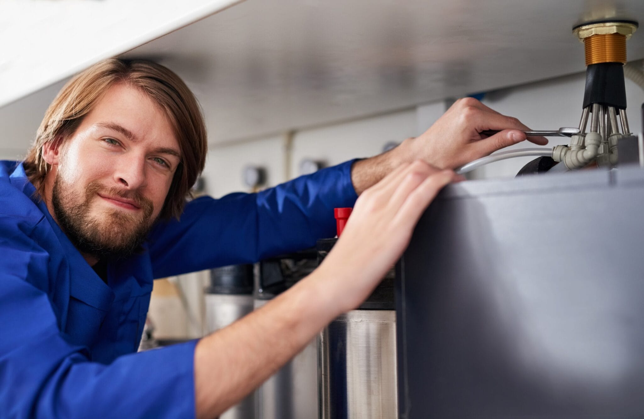 Appliance water line repair by plumber in Athens, Georgia
