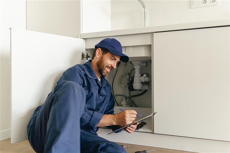 Local Athens, Georgia plumber inspecting residential plumbing system